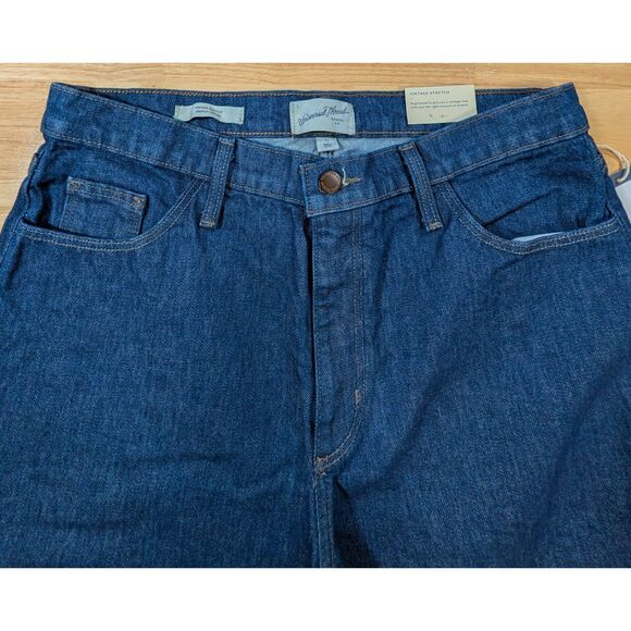 2 Universal Thread Vintage Bootcut Jeans Womens 10 Dark Wash High Rise Stretch - Picture 3 of 11